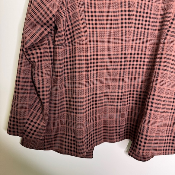 Torrid Brown Ponte Double Breasted Relaxed Blazer 1X - Picture 7 of 8